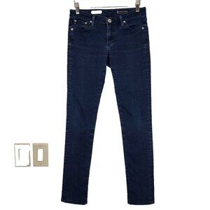 AG Adriano Goldschmied The Legging Super Skinny Fit 27 Blue Stretch Low‎ Rise